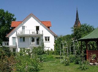 Das Haus, in dem die Ferienwohnung liegt